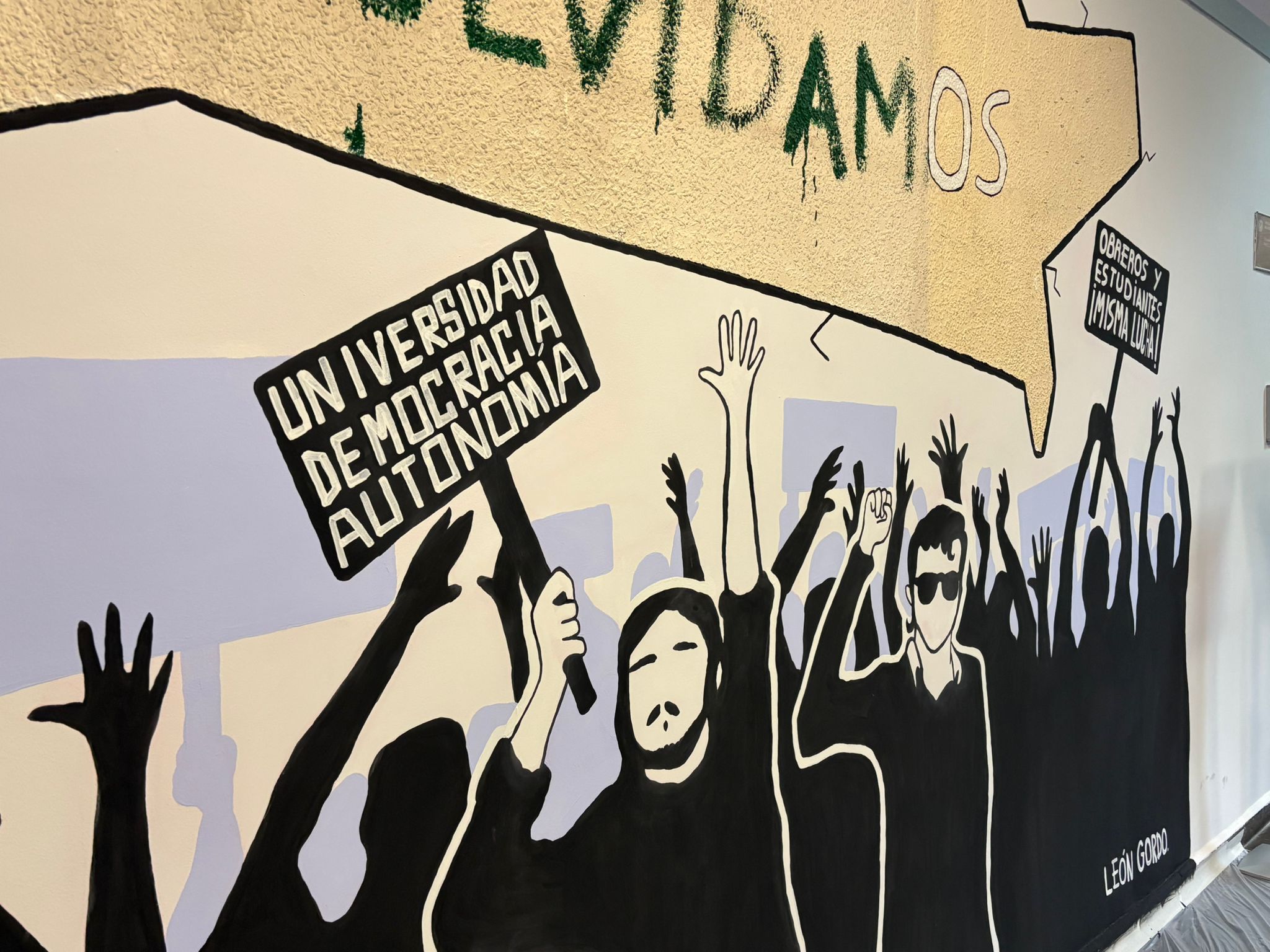Un nuevo mural rendirá homenaje a dos estudiantes víctimas en las manifestaciones de 1979